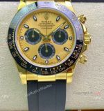 Swiss Copy Rolex Daytona Asia7750 Men Watch Champagne Dial Oysterflex Rubber Strap_th.jpg